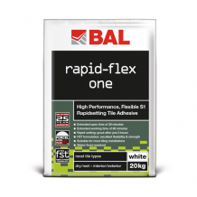 BAL Rapid-Flex One Tile Adhesive White 20kg